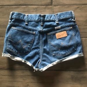 Urban Renewal Wrangler Cut-Off Shorts - Size 31